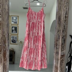 💰$10 CLOSET SALE 💰 Elegant Pink Floral Maxi Dress